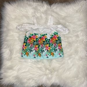 Janie and Jack Floral Off the Shoulder Top